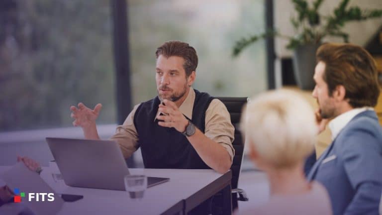 Consultants in a business meeting