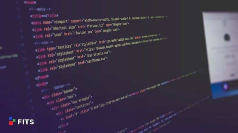 Source code on a computer screen
